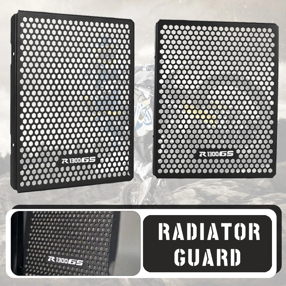

2025 New Motorcycle Radiators Grille Guard Cover Protector Radiator Guards For BMW R1300GS R 1300 GS Trophy Triple TE 2024 2026