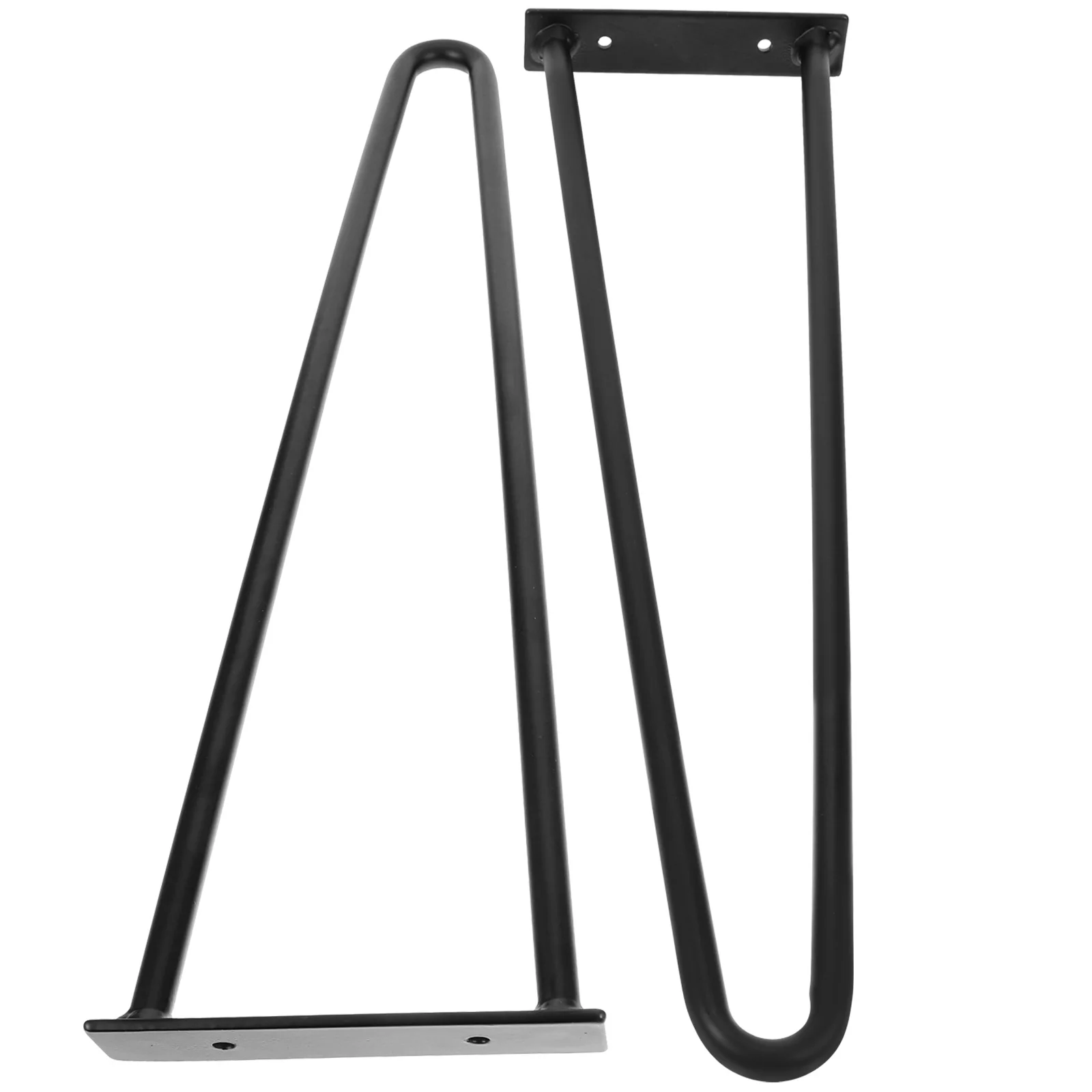 

2Pcs U Legs Black Metal Furniture Legs for Chairs Cabinets Tables Replacement Durable Stylish Furniture Feet