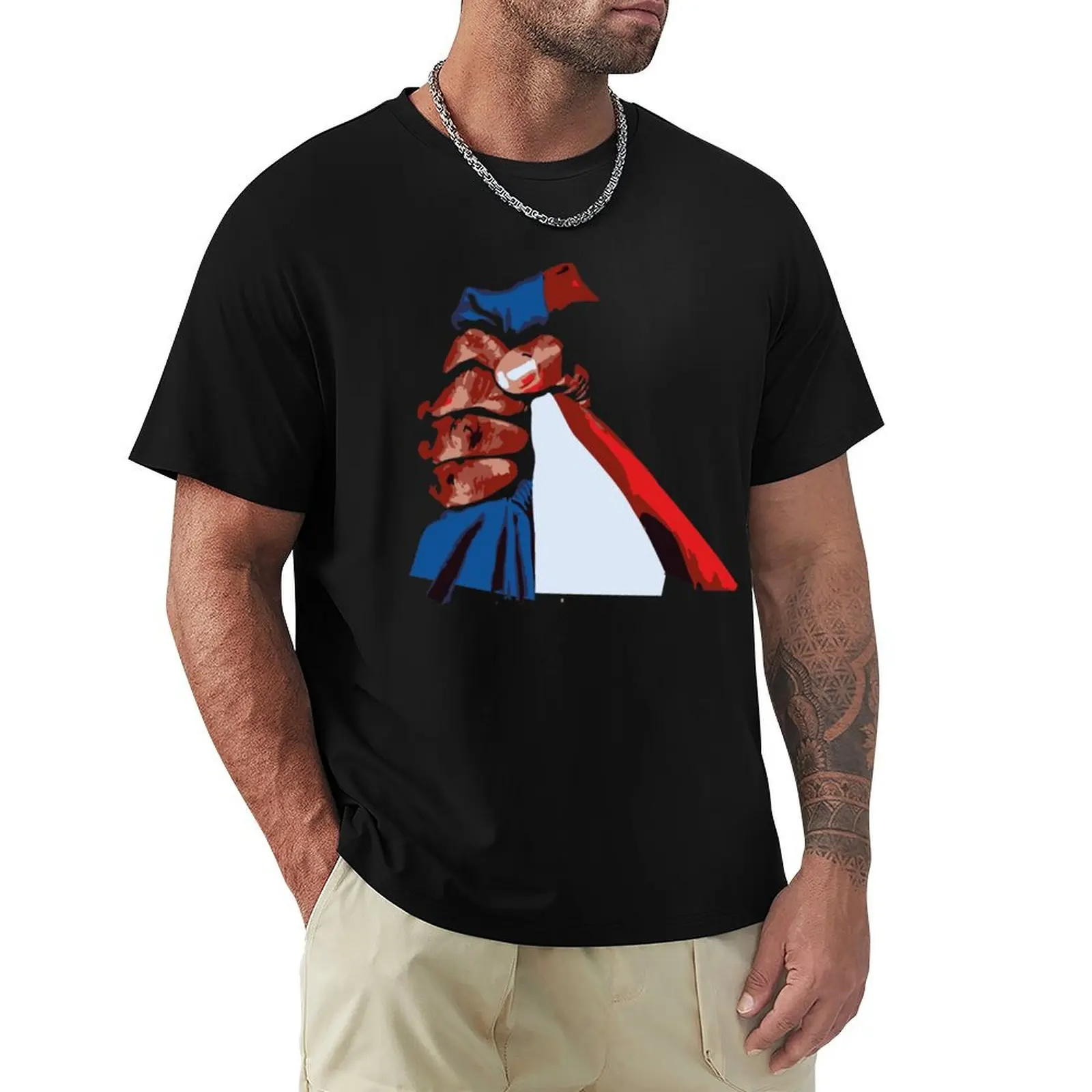 Le combat continue classique T-Shirt Modern Print Casual T-Shirt