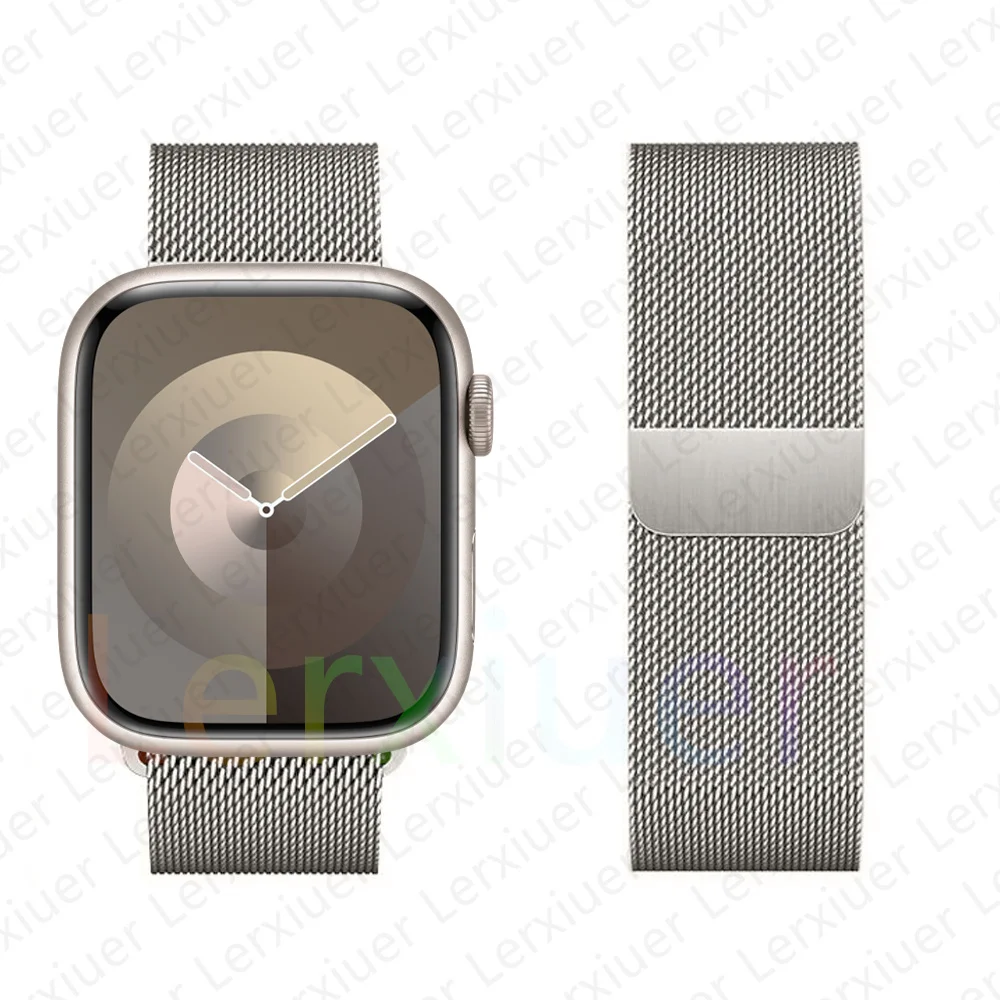Milanese lus voor Apple horlogeband 46 mm 44 mm 45 mm 40 mm 42 mm 41 mm 38 mm 49 mm armband iWatch serie 10 Ultra 2 9 8 SE 7 6 5 band