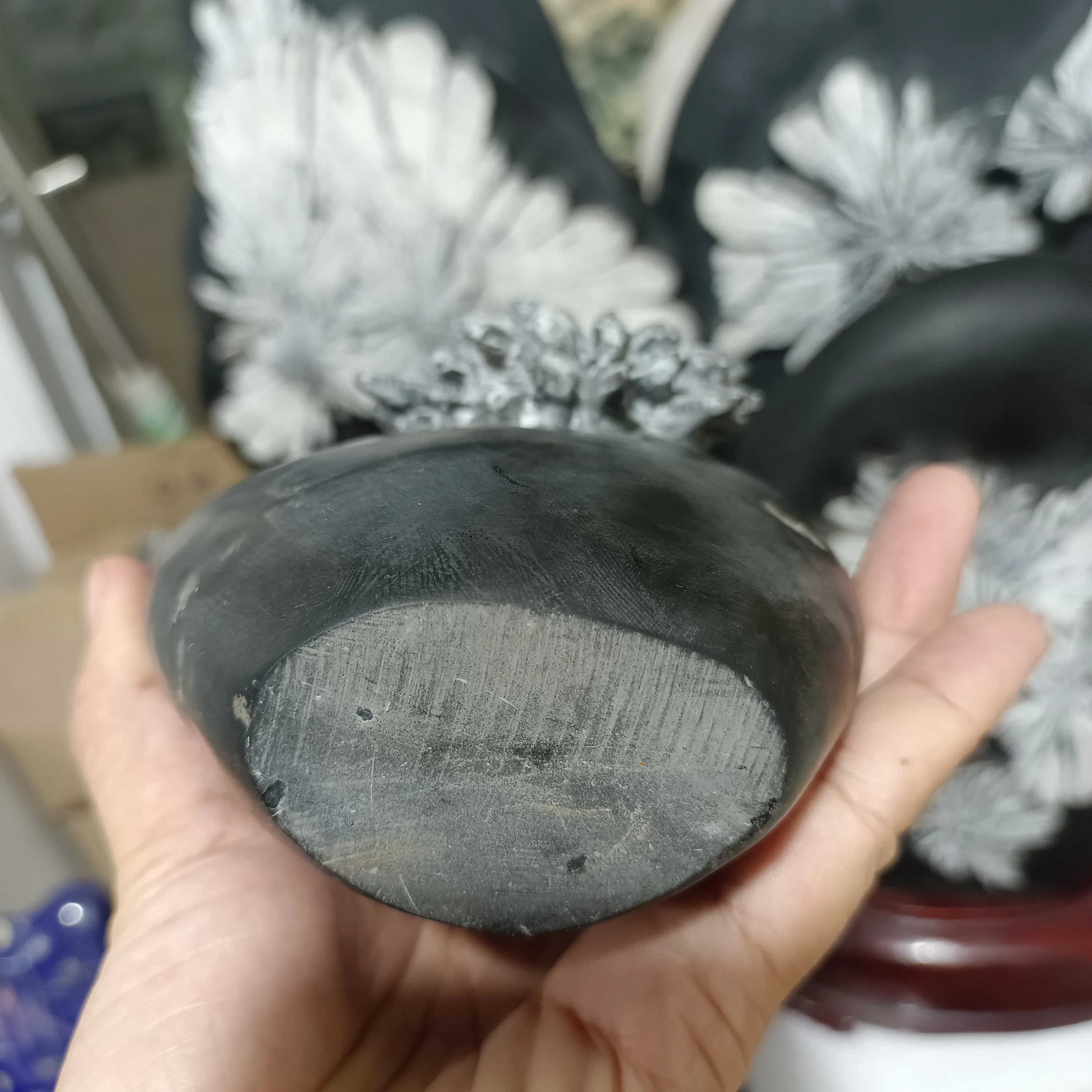 Magically Beautiful Natural Chrysanthemum Stone Ore Quartz Crystal Mineral Specimen Healing Home Office Degaussing Decoration