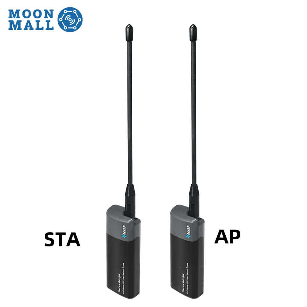 Heltec Wi-Fi HaLow ドングル 915Mhz ワイヤレス ネットワーク ブリッジ 1km 長い伝送範囲 IEEE 802.11ah ワイヤレス イーサネット ジャンパー