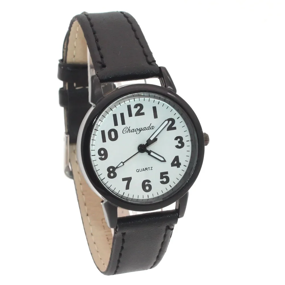 Round Quartz Watch Women Luxury Brand Gold Ladies Casual Dress Leather Strap Clock Female Girls Trending U99