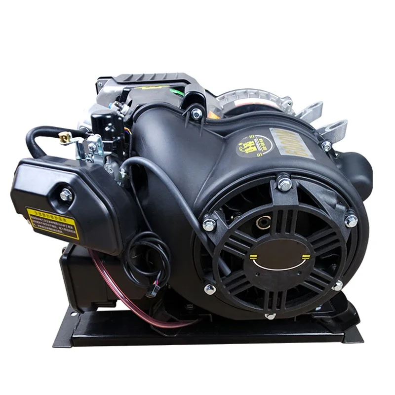 Water cooled generator for three or four wheel electric scooter 60v72v endurance dual cooling range extender