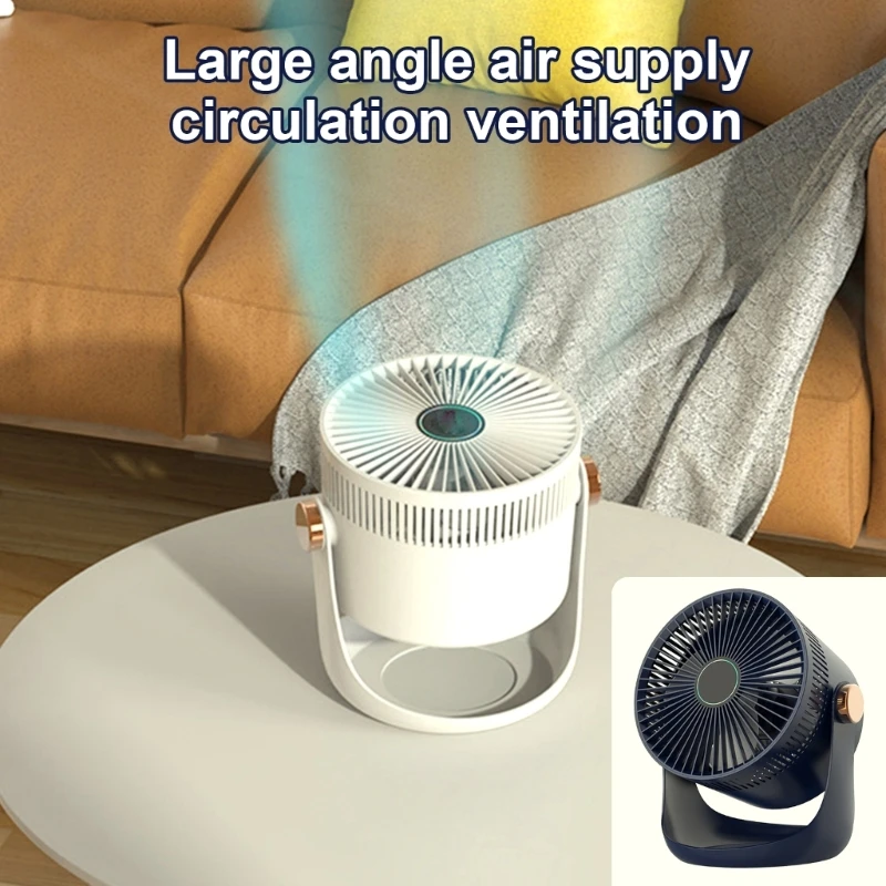 Tragbarer Schreibtischventilator, kühlender Hängeventilator, USB-Desktop-Standventilator für Camping