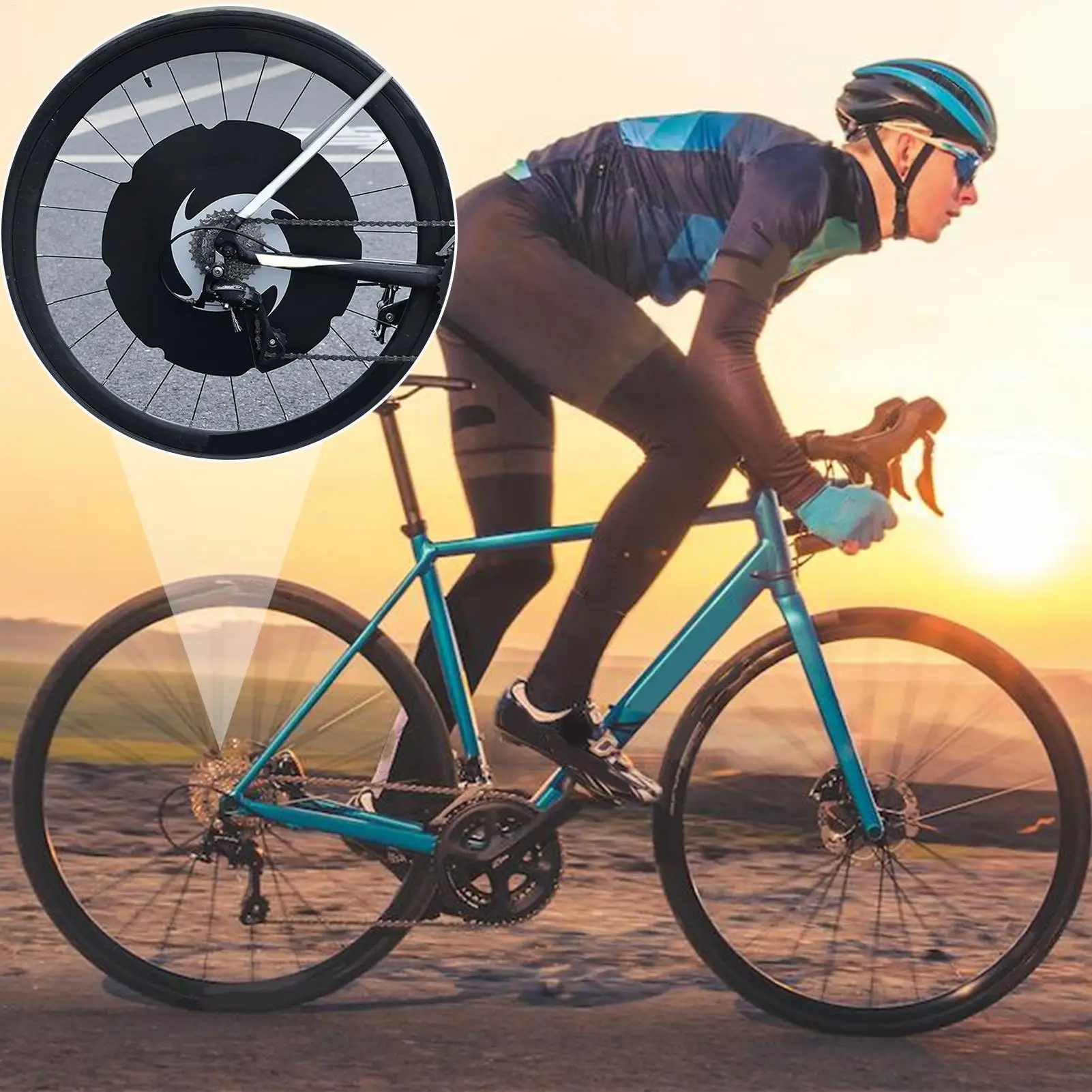 أغطية الفرامل أغطية حماية ل فرامل قرص الدراجة وسادة حماية أداة تنظيف مضادة للضوضاء لحماية الإطار أضرار الرش الزائد #4