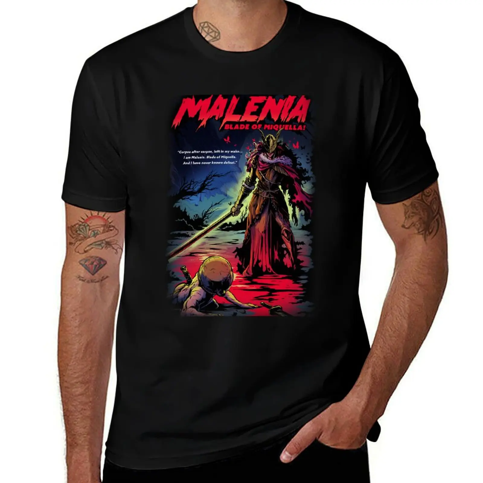 

Malenia Blade of Miquella T-Shirt heavyweights boys whites summer 2025 man t shirt shirts men