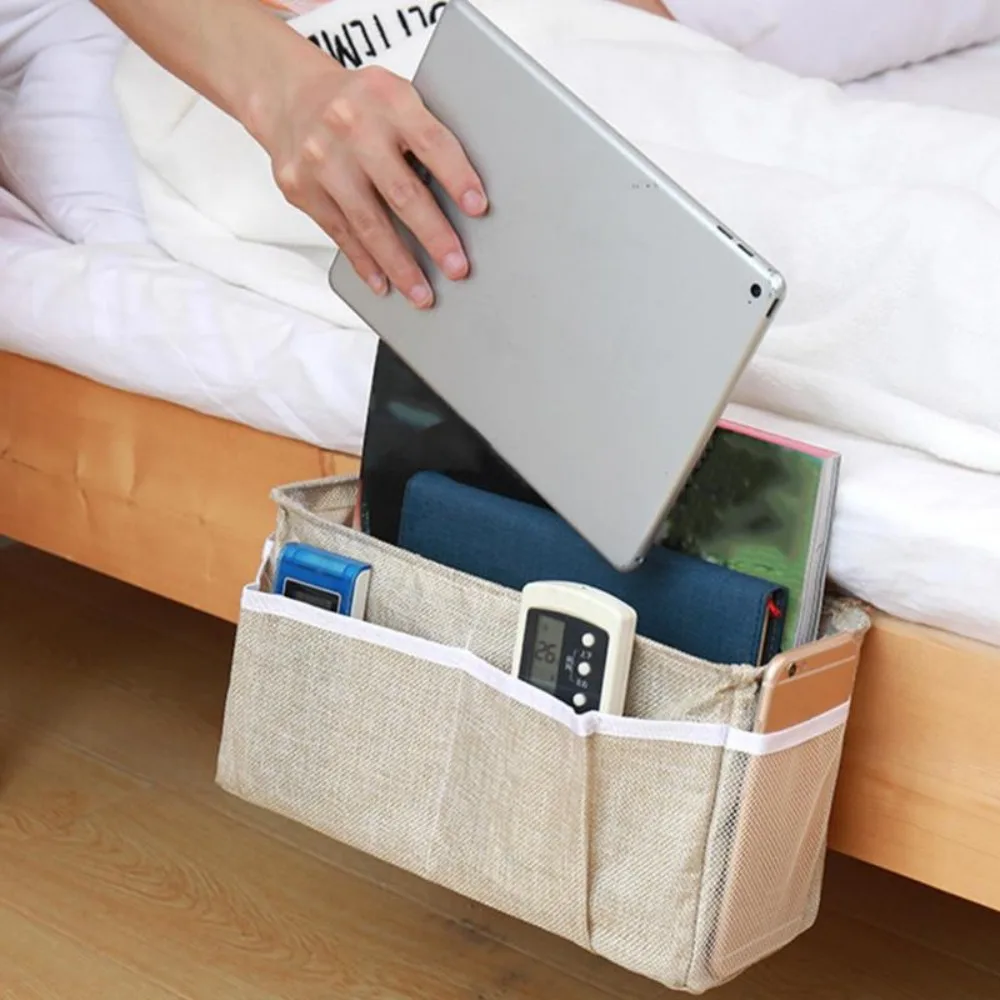 

Large Capacity Hanging with Magic Sticker Multi-pocket Sundries Storage Basket Beds Side Pouch Bunk Bed Side Bag Storage Bag