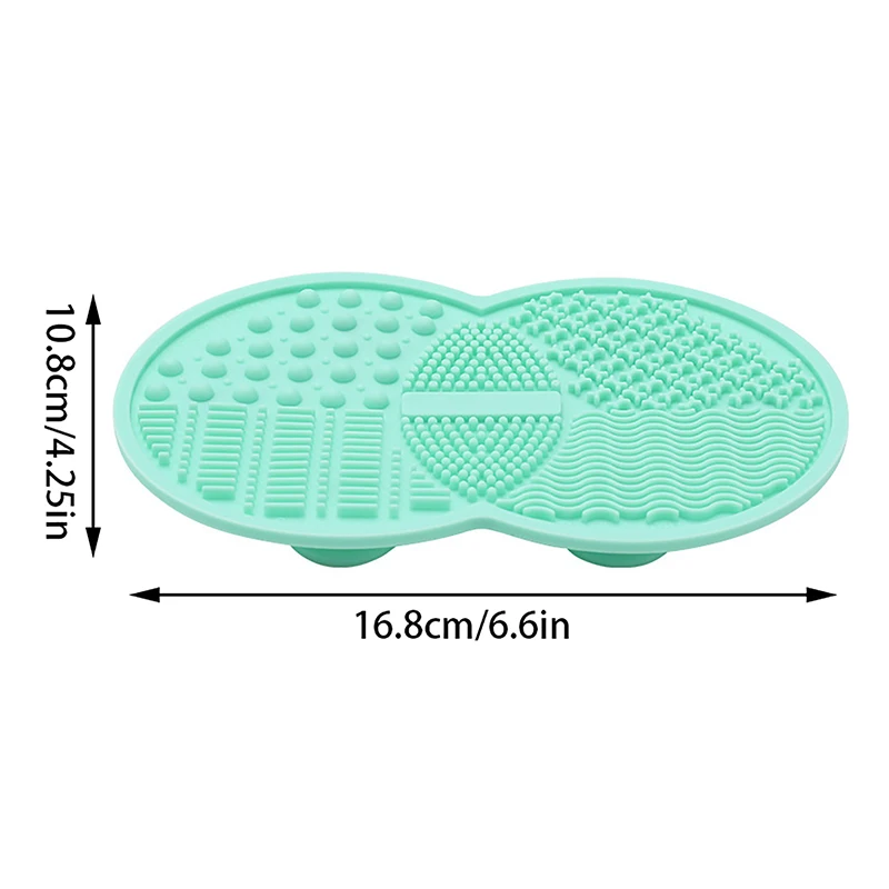 Silicone Makeup Brush Cleaning Pad Foundation Makeup Brush Scrub Board Mat Makeup Cleaning Brush Makeup Tools Scrub Board