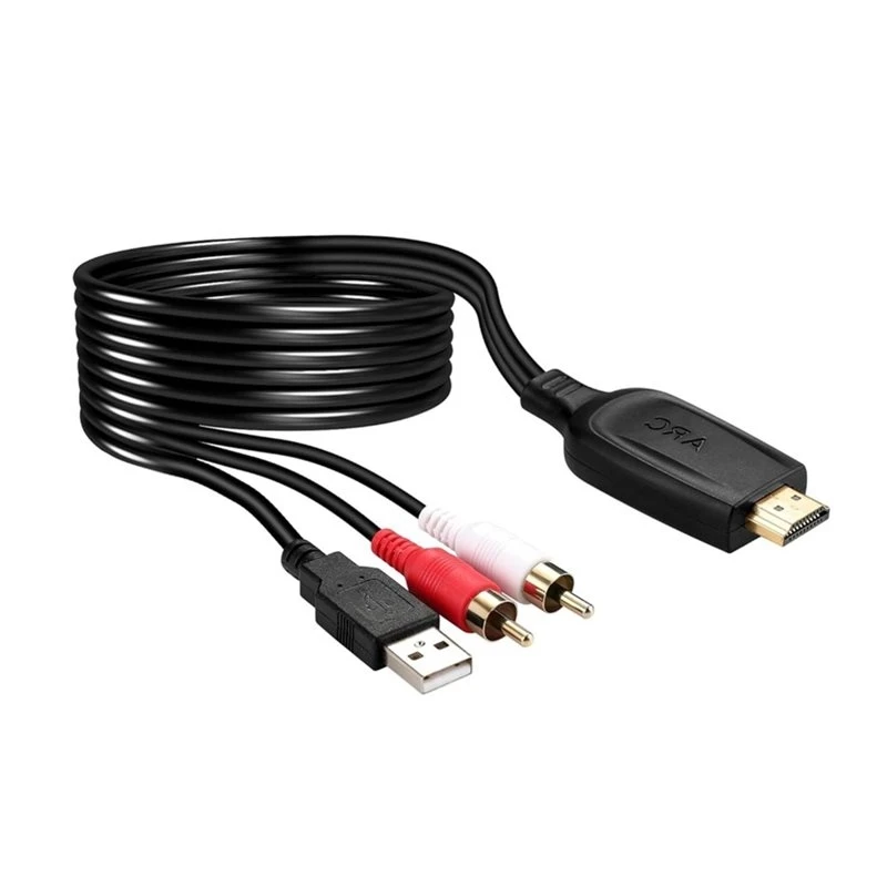 T24C For TV Monitor Compatible 192Khz HDMI-ARC To RCA Audio Converter Extractor DAC SPDIF Coaxial RCA Output