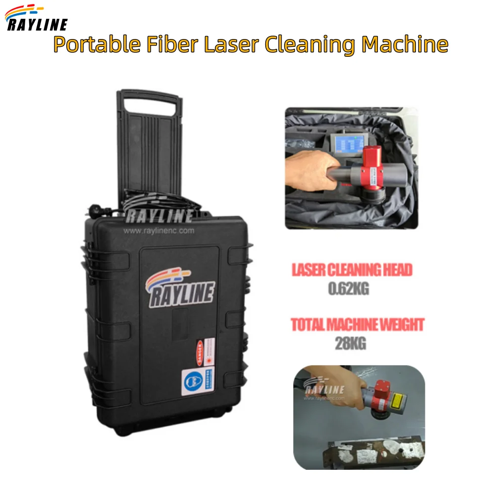 

Portable Pulse Fiber Laser Cleaning Machine Metal Oil Rust Surface Paint Mini Laser Cleaner 100w 200w 300wHandheld Cleaning 2025