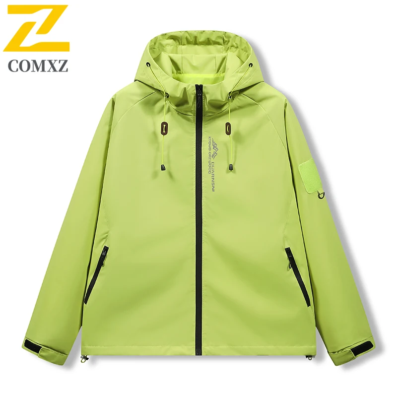 

Мужская куртка Charge, весна-осень 2023, новая ветрозащитная водонепроницаемая куртка с капюшоном и горным принтом, пальто для альпинизма и кемпинга