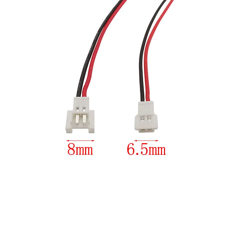 5/10Pair MX 2.0mm Pitch 2 Pin Plug Male Female Jack Wire Cable Connector DIY Battery Charging Cables 2P Docking Terminals 15CM