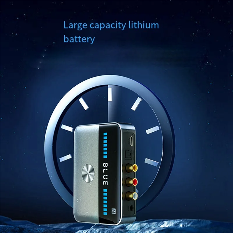 AA87 New NFC Bluetooth Adapter 5.3 Bluetooth Receiver Audio Computer Coaxial Transmitter Hifi Universal, Durable