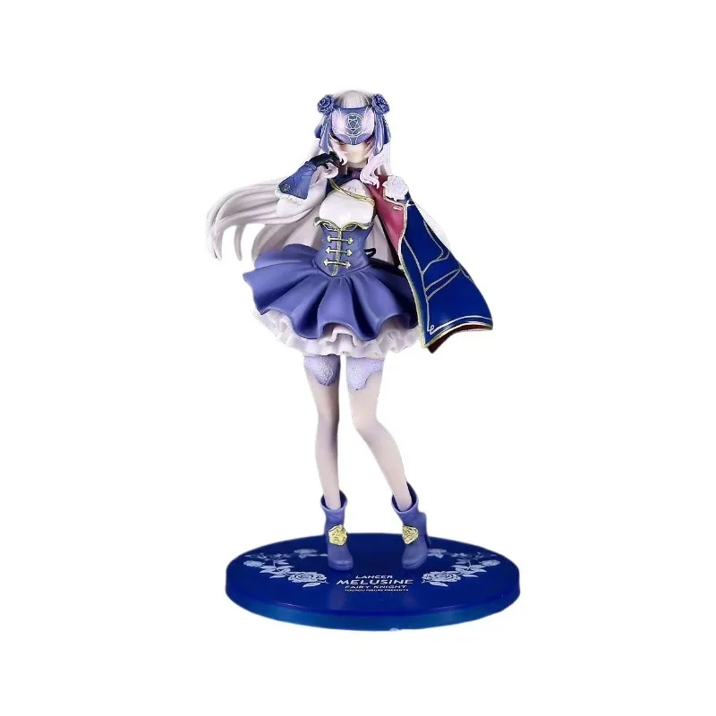 Figurka PVC w stylu anime FGO, 21 cm - oryginalna postać z projektu Touhou, model statuetki w stroju demona, znamiona Melusine.