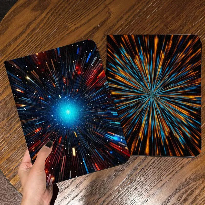 

Cool Shining Light Gift For iPad Pro Air Mini 2 3 4 5 6 7 6th 7th 10th 11th 10.2 9.7 10.5 11 Foldable Tablet Case