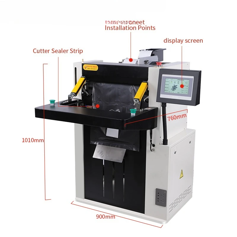 Cloud warehouse automatic e-commerce express bag baler laminated panel machine multi-function