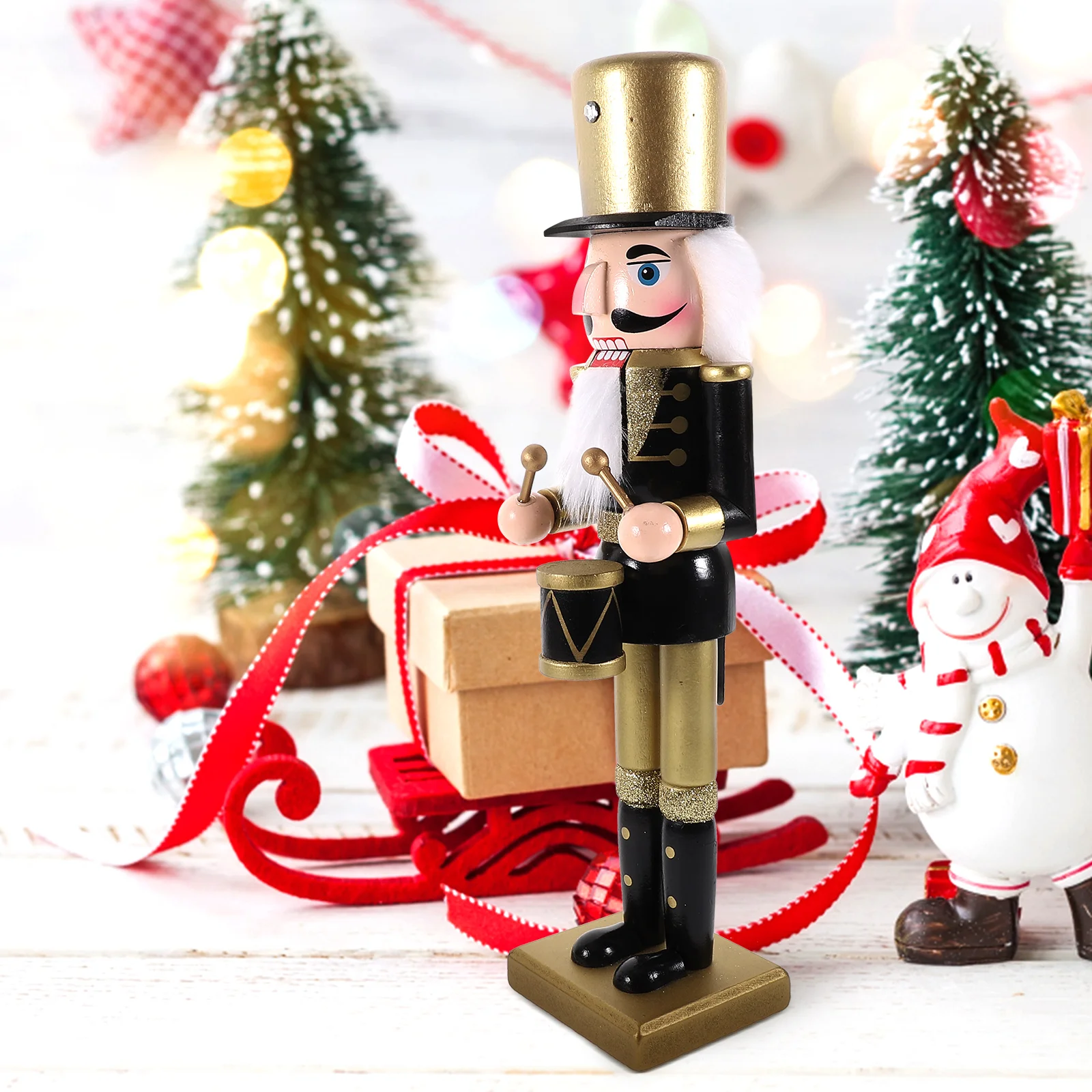 

Nutcracker Soldier Ornament Puppet Figure Wood Christmas Tree Nutcrackers Figures