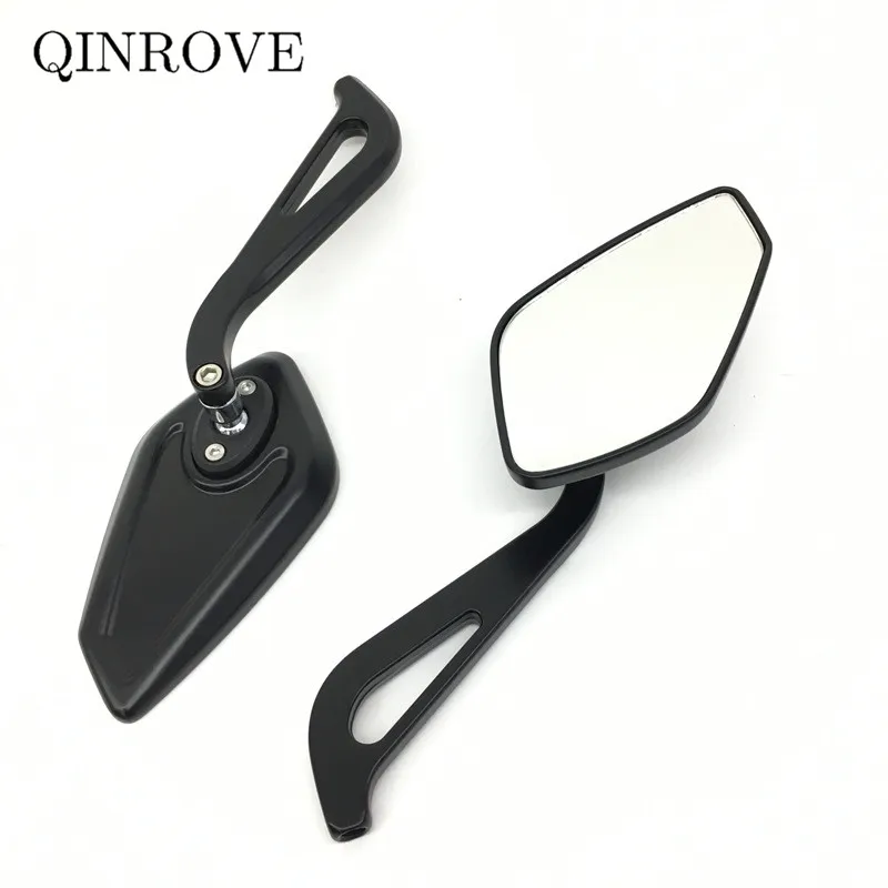 Aluminum Alloy Motorcycle Rearview Mirror 8 10MM Black Mirror Universal For CFMOTO 250NK VOGE 300AC 350AC 525AC Yamaha MT03 MT07