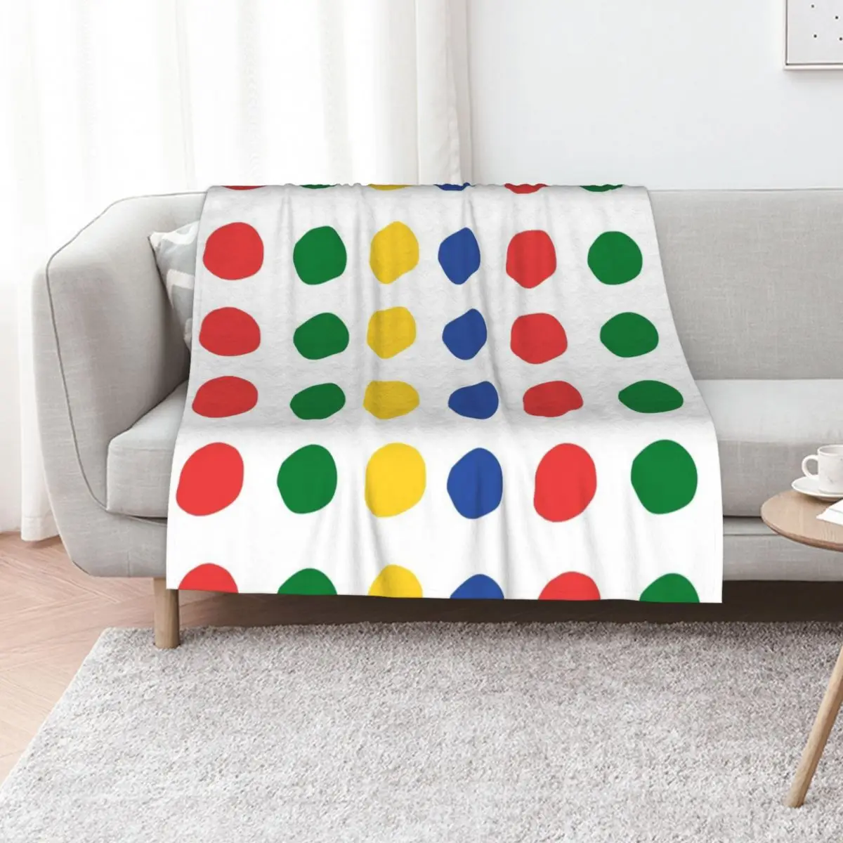 twister pattern Throw Blanket Soft Plush Plaid Summer Loose Soft Plaid Plush Winter beds Blankets