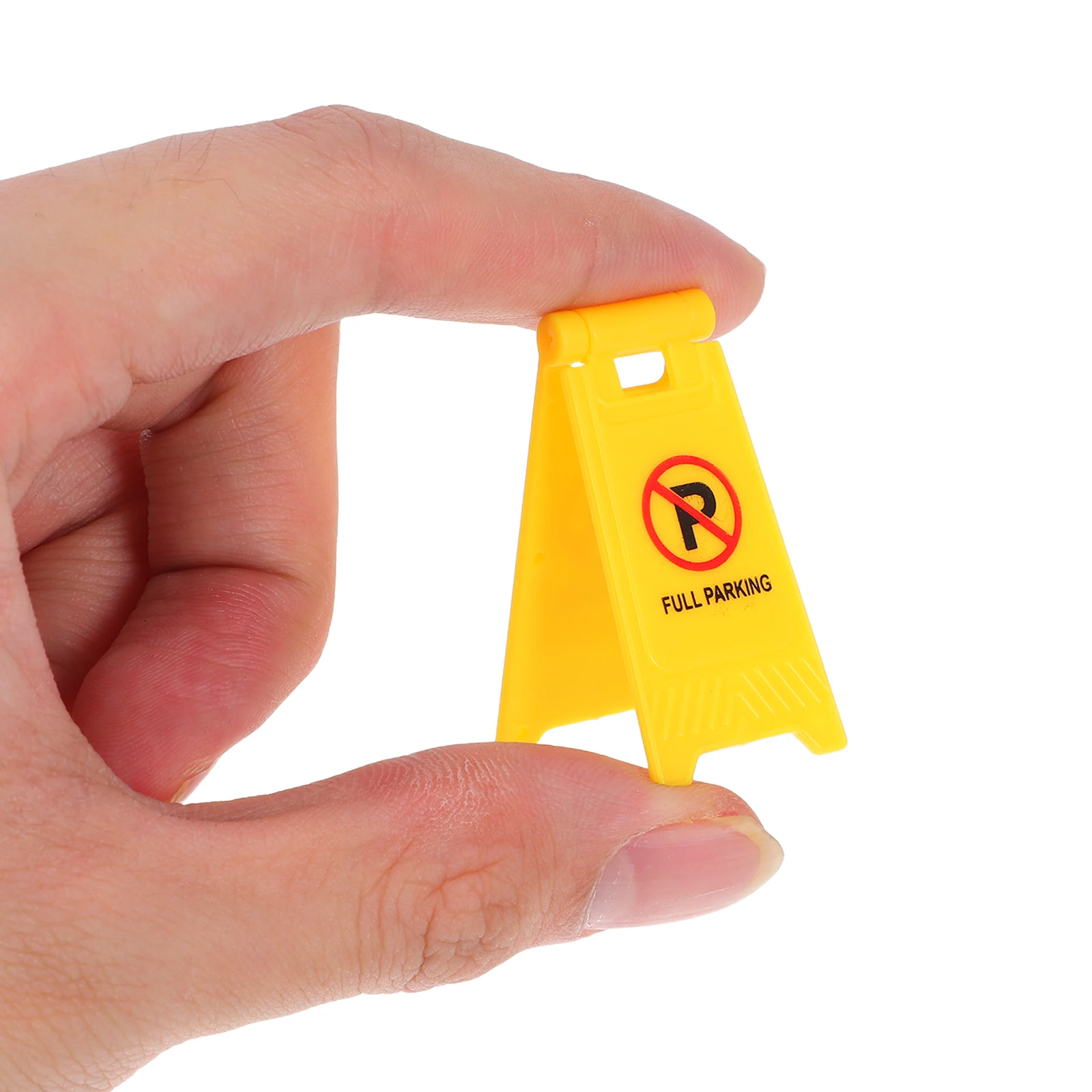 

8 Pcs Children's Traffic Warning Sign Industrial-warning-signs Mini Plastic Construction Roadblock