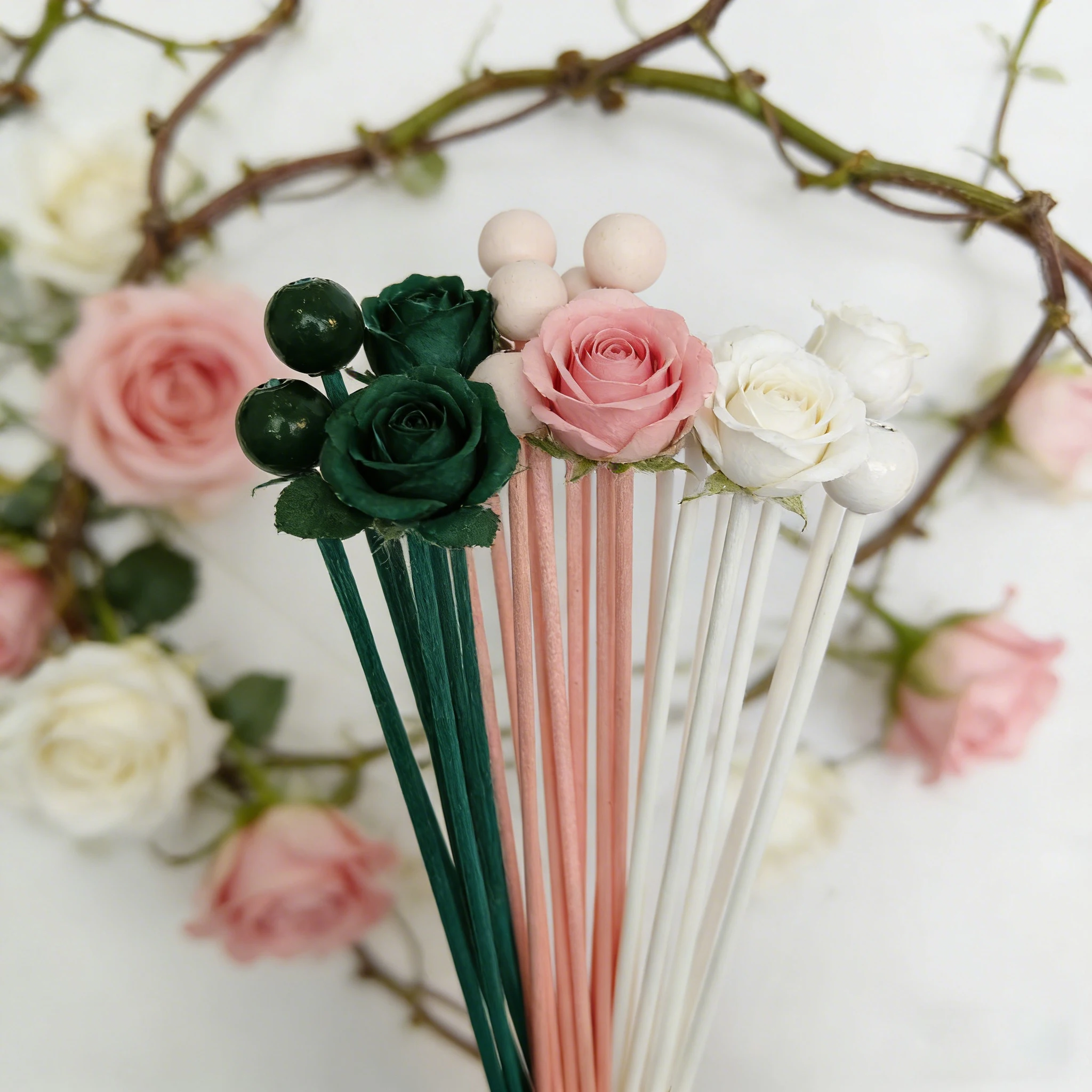 Hot Sale 10Pcs Natural Fiber Reed Diffuser Sticks, Replacement Fragrance Diffuser Sticks for Home & Office Aromatherapy