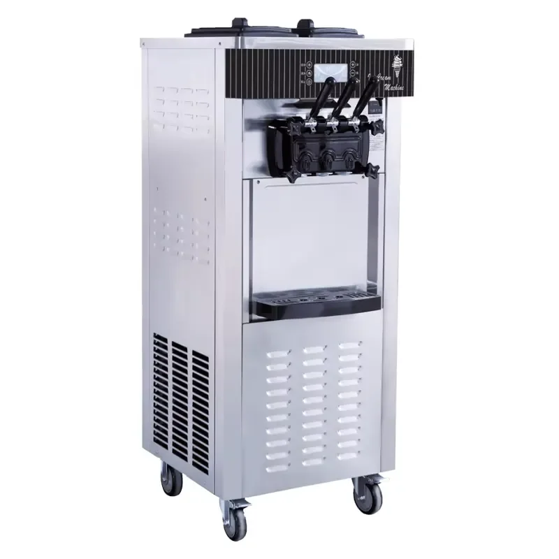 Ice Creme Machine 3 Flavors Automatic Yogurt Soft Serve Ice Cream Making Maker Commercial Ice Cream Machine for Business