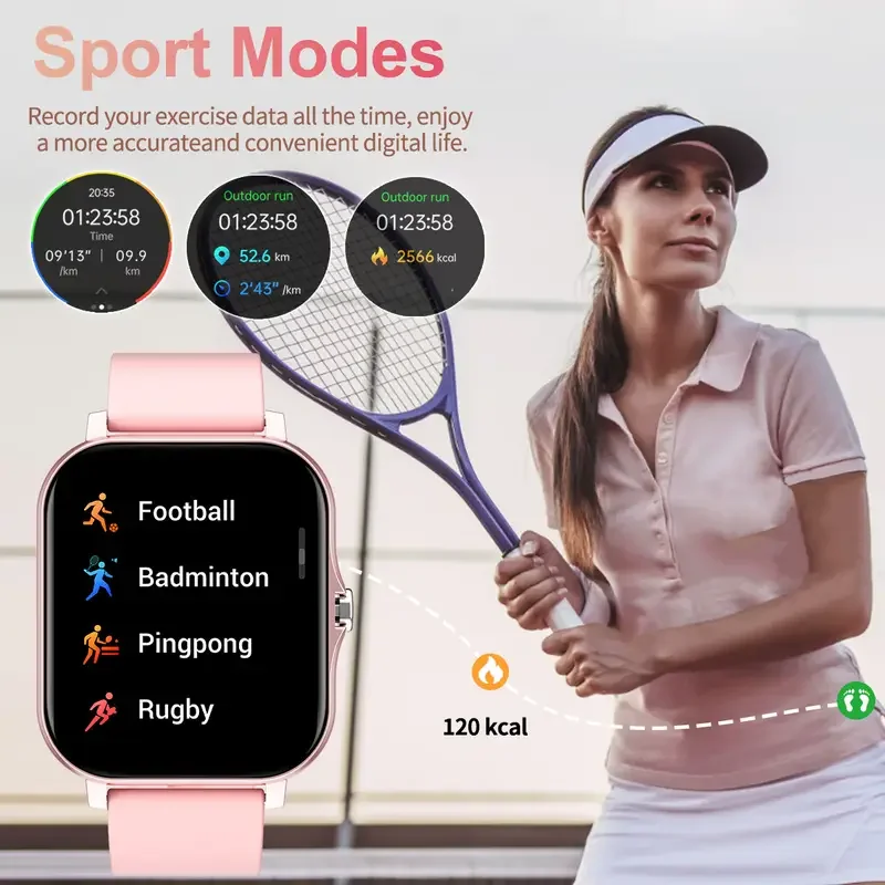 KESHUYOU 2025 Smart Watch 2.01 Inch HD Display Answer Make Call Message Preview Sport Modes DIY Dial Weather Forecast Men Women image 3