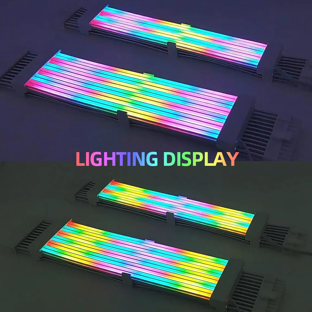 RGB LEDストリップライト,PCコンポーネント,マザーボード,電源用のアドレス指定可能なライト,高出力電源