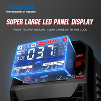 ANDELI TIG-250MPC TIG Welding Machine HF TIG/MMA(Stick)/CLEAN 3 IN 1 tig welder 110 220 Dual Voltage