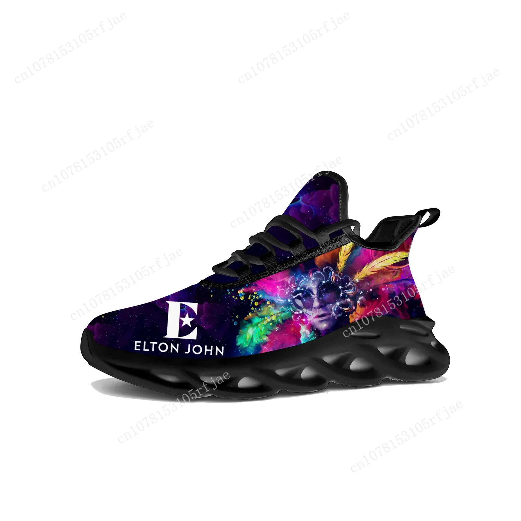 Elton John Singer Flats Sneakers Mens Womens Sports Running Shoes High Quality Sneaker Lace Up Mesh Footwear Tailor-made Shoe