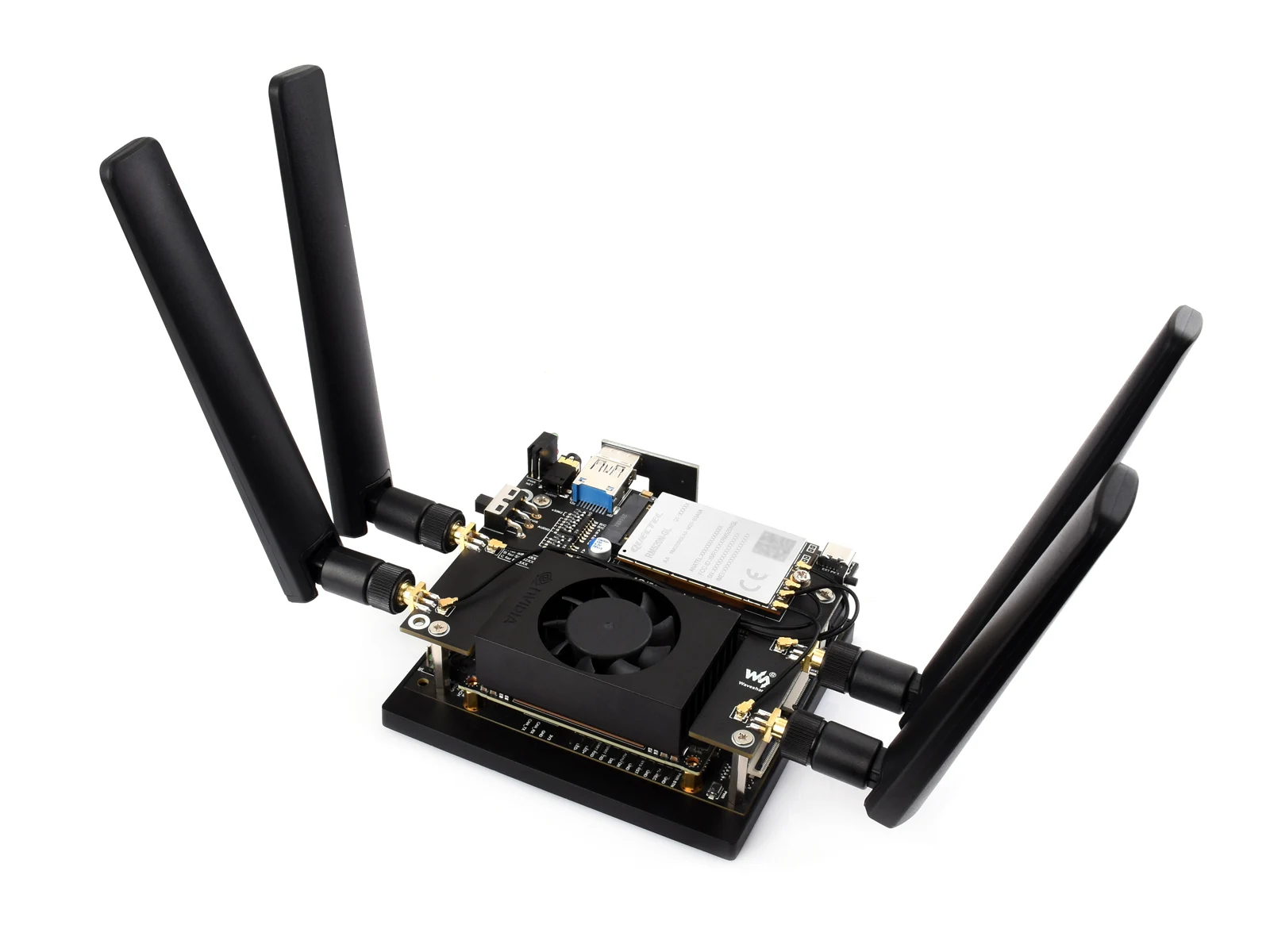 Waveshare 5G/4G/3G Module Designed For Jetson Orin, Includes RM520N-GL Module, Supports 5G NSA And SA Networking, GNSS Positioni