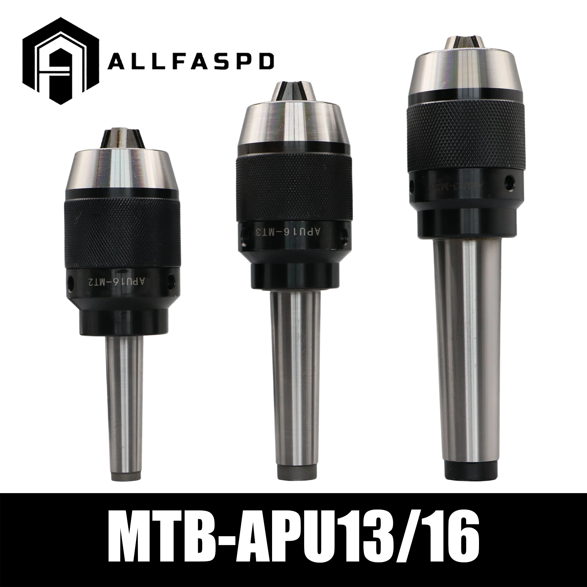

MTB APU MTB2 MTB3 MTB4 MTB5 APU13 APU16 Drill Chuck Tool Holder Three-Jaw CNC Lathe Integral Self-Tightening Drill Chuck