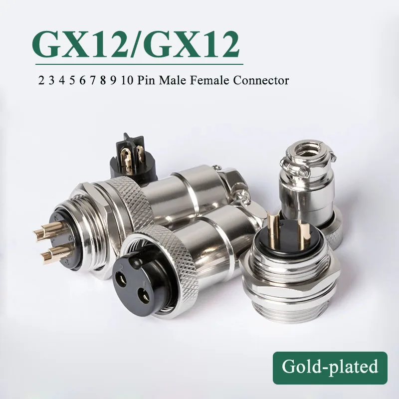 1Pc Gold-Plated GX1…