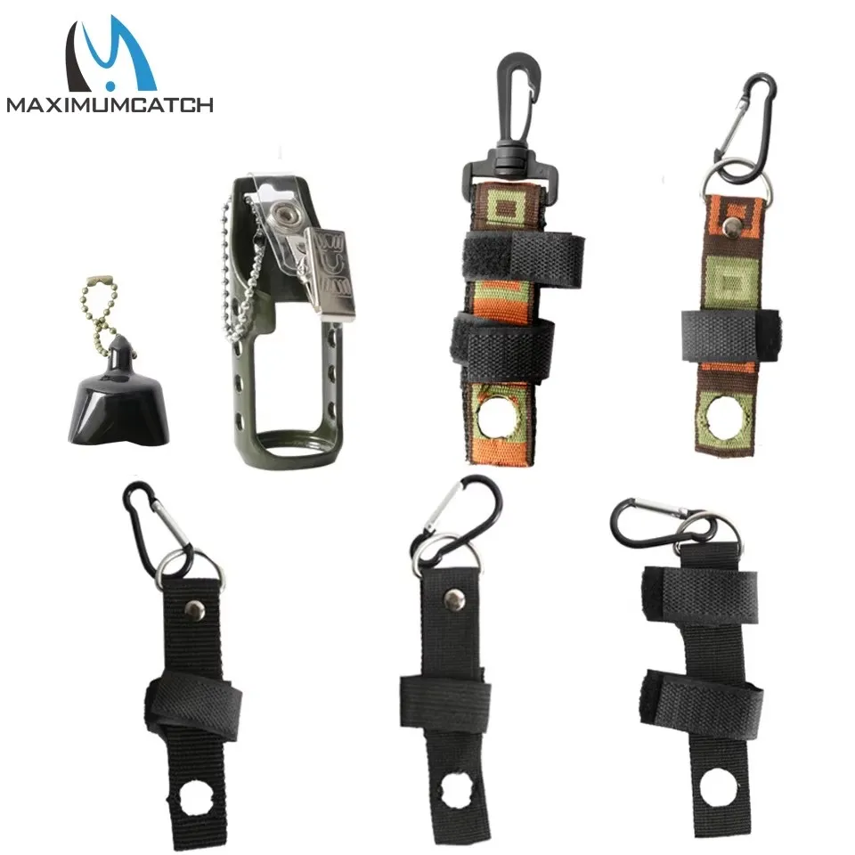 MAXCATCH Fly Fishing Floatant Bottle Holder Ultralight Aluminum Cloth Bottle Clip Fly Fishing Tool Accessory