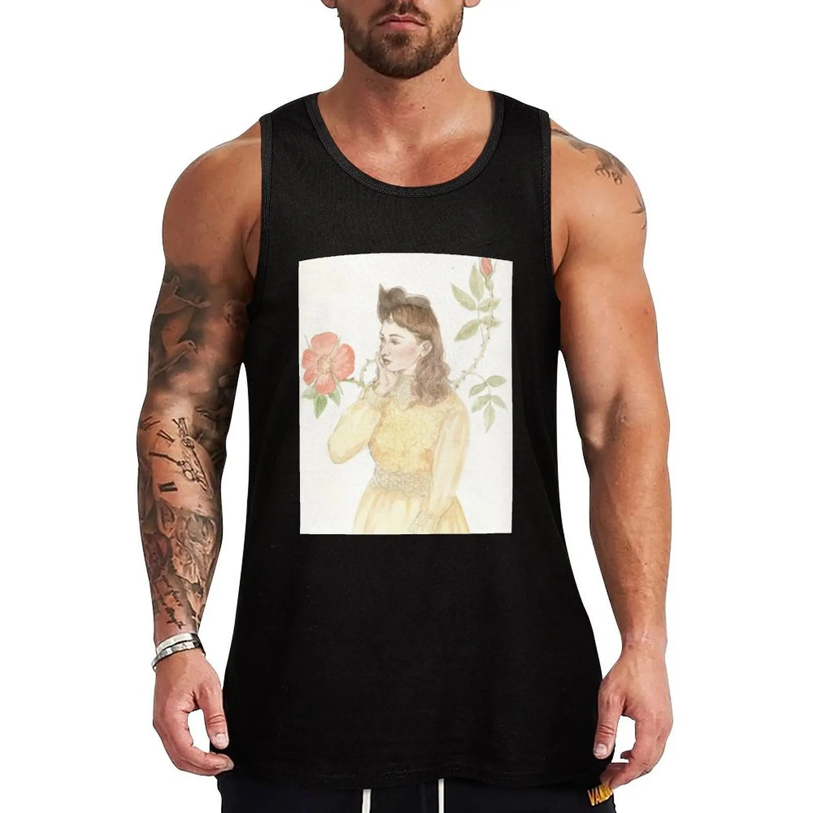 Camiseta sin mangas con estampado de Regina Spektor, camiseta sin mangas flexible, tela elástica, informal, sin mangas