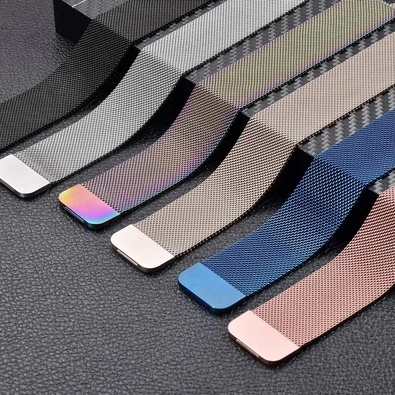 Миланская петля 22 мм 20 мм для Garmin Bip 6 5 3 3Pro/Active 2 GTR4 3Pro/GTS2 3 4 4 мини-ремешок для Amazfit Balance/Cheetah Pro/Square