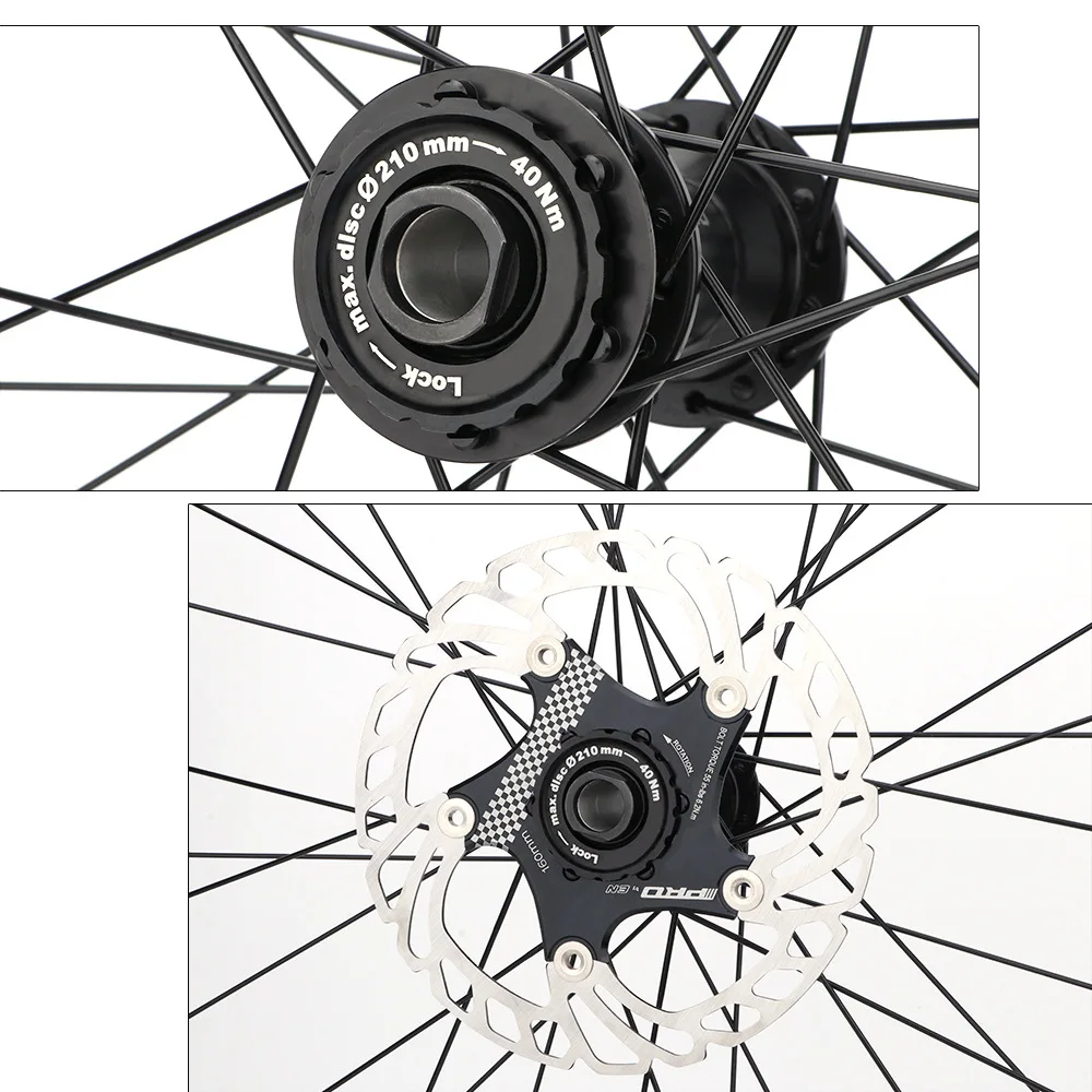 Ejoyous Anillo De Bloqueo Centerlock Para Bicicleta - Rotor Lockring De Aleación Y Acero, Compatible Con Ejes 9/12/15mm Y Liberación Rápida