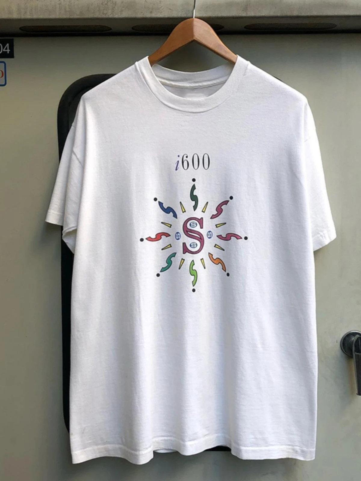 

T-shirt Ample En Coton À Manches Courtes Pour Hommes Et Femmes, Style Hip-hop Américain Rétro Vintage Simple Impression De Le