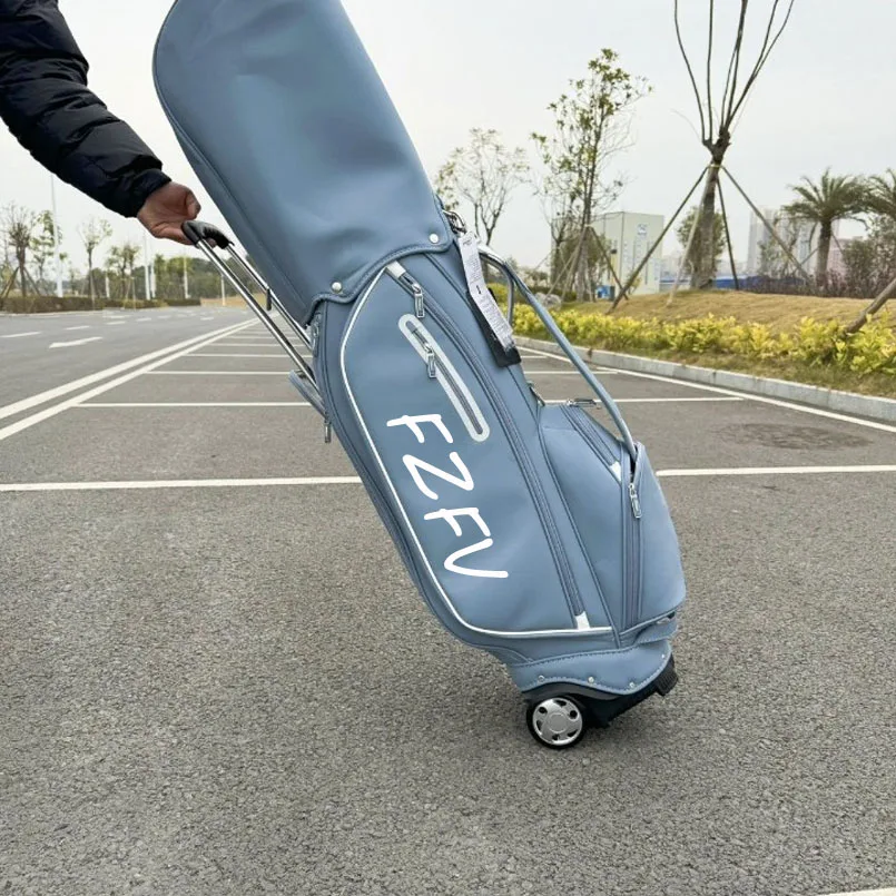 2025 New Golf Bag Korea Waterproof Lightweight Ultra Light Sports Unisex Storage Roller Skating Equipment Bag With Wheels