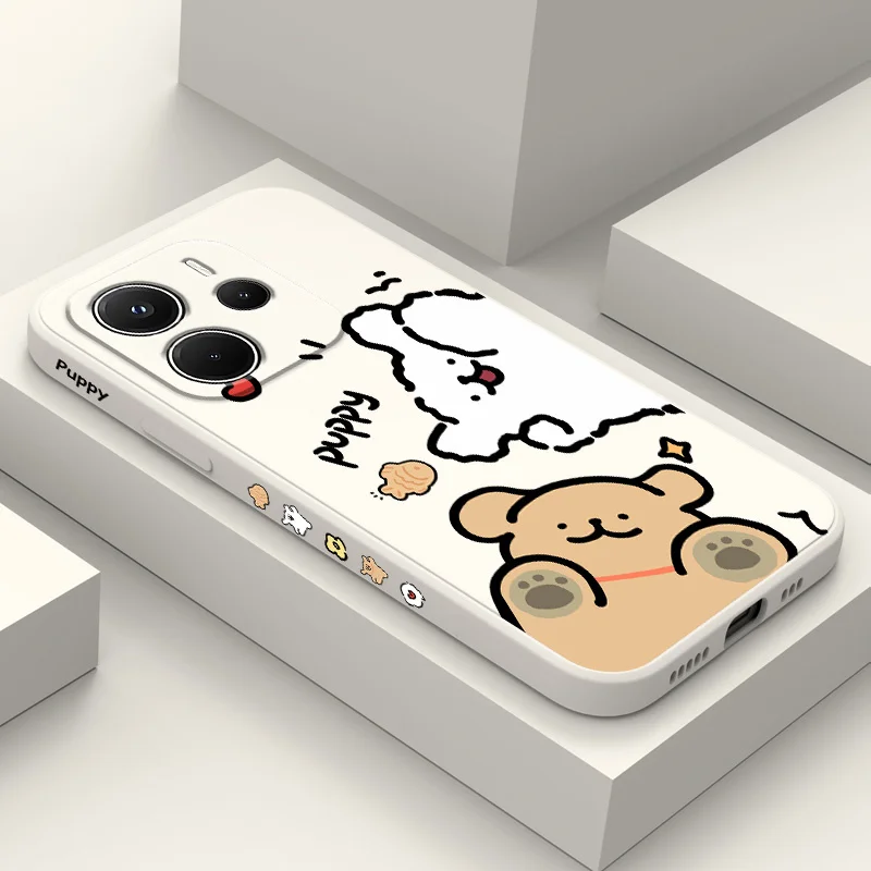 

Playing Dog Phone Case For Xiaomi Redmi Note 14 13 12 12S 11 11S 10 10S Pro Plus 15 15C 14C 4G 5G Silicone Cover