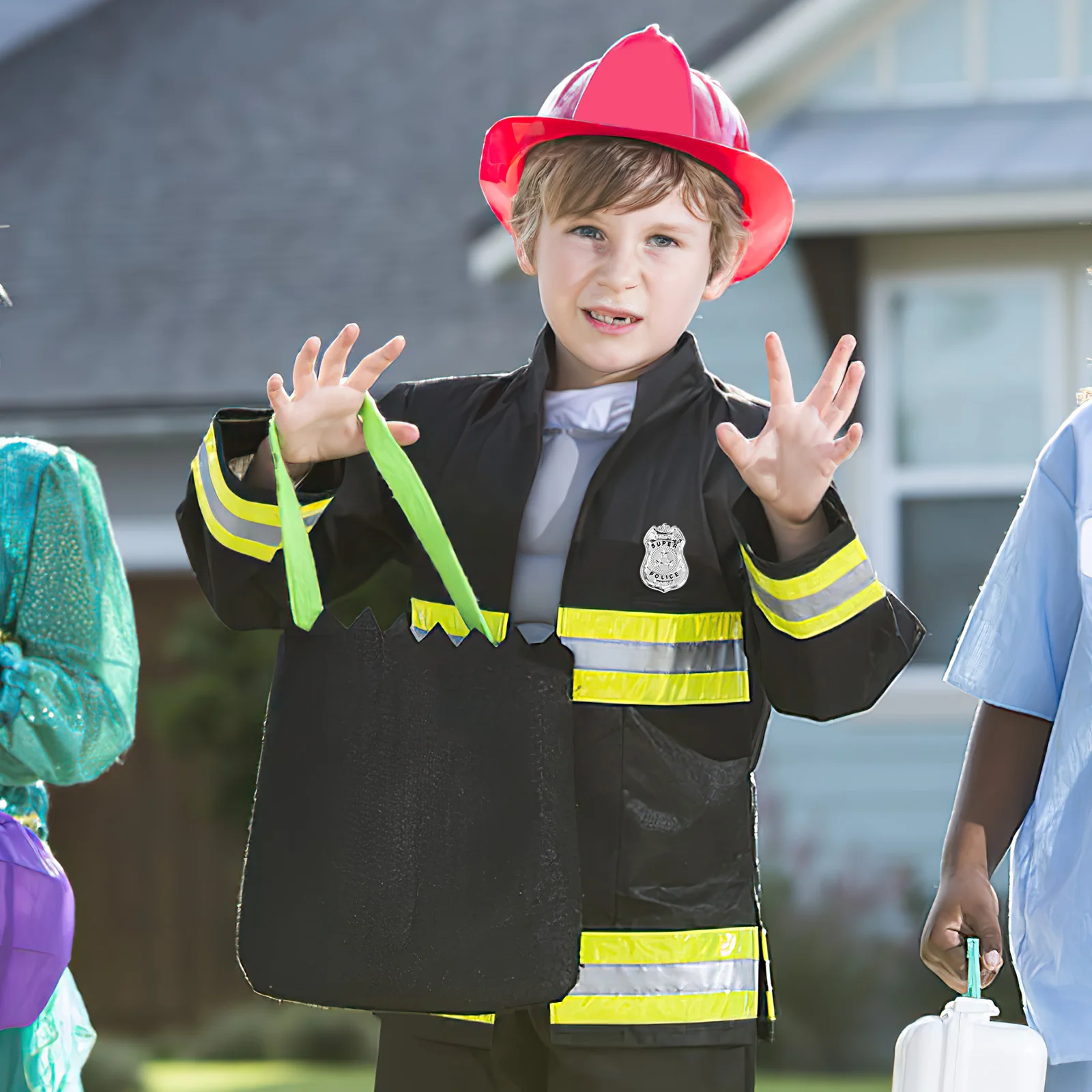 

2pcs Metal Pin Portable Brooch Decoration Supplies Lifelike Police Halloween Party Small Iron Badge Cosplay Accessories Party