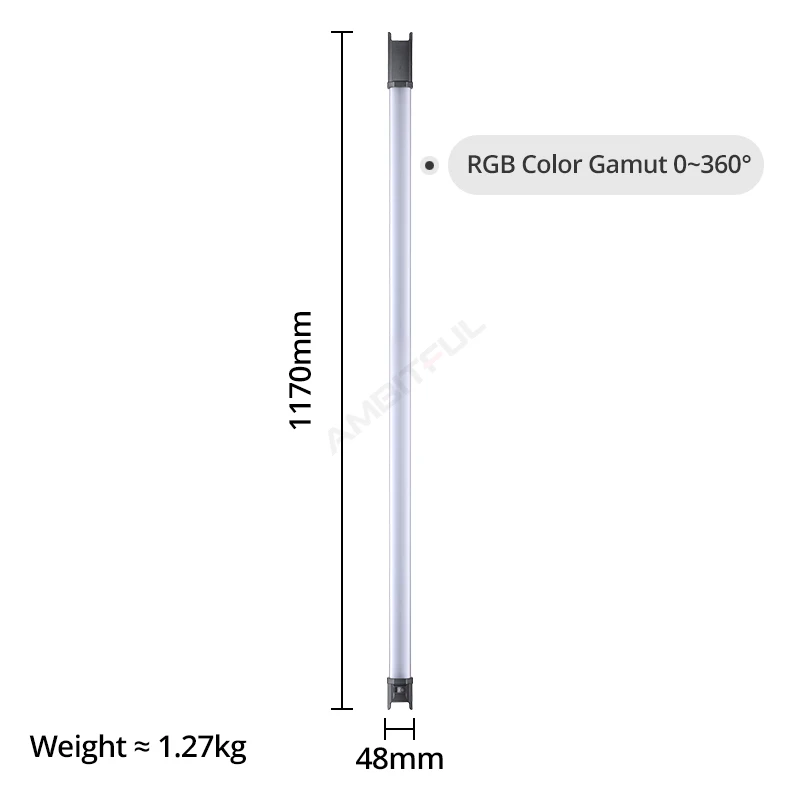 TL120 TL120-K4 Pavo Tube Light RGB Color Photography Light Handheld Light Stick with APP Remote Control for Photos Video