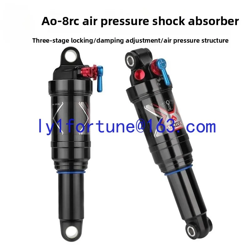 Air pressure shock absorber Bicycle air pressure rear tank 165/190/200/210MM soft tail mountain bike rear shock absorber