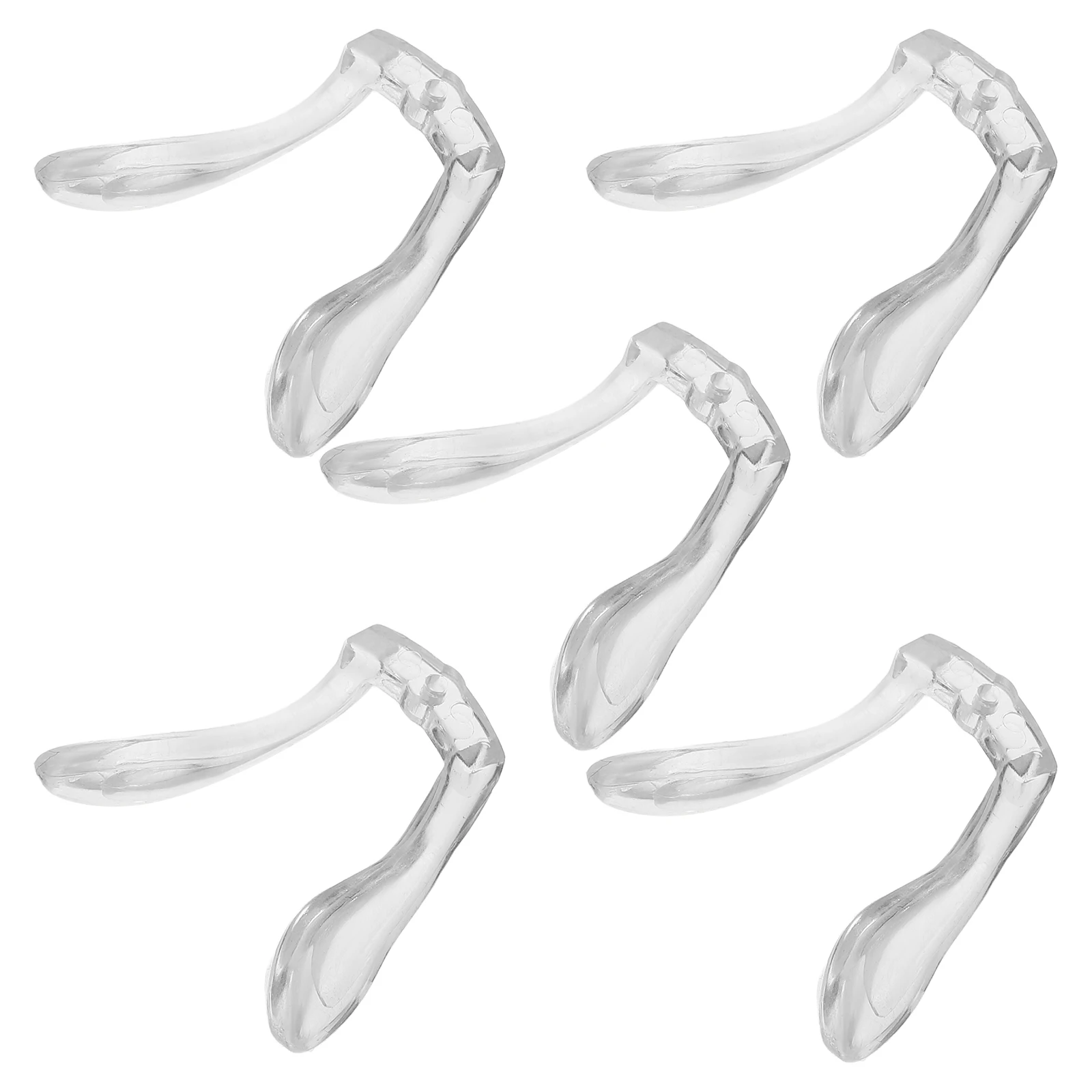 

5pcs Silicone Children'S Pads Soft Anti-Slip Replacement Eyeglass Nose Pieces Comfortable Breathable Universal Fit Kids Glasses