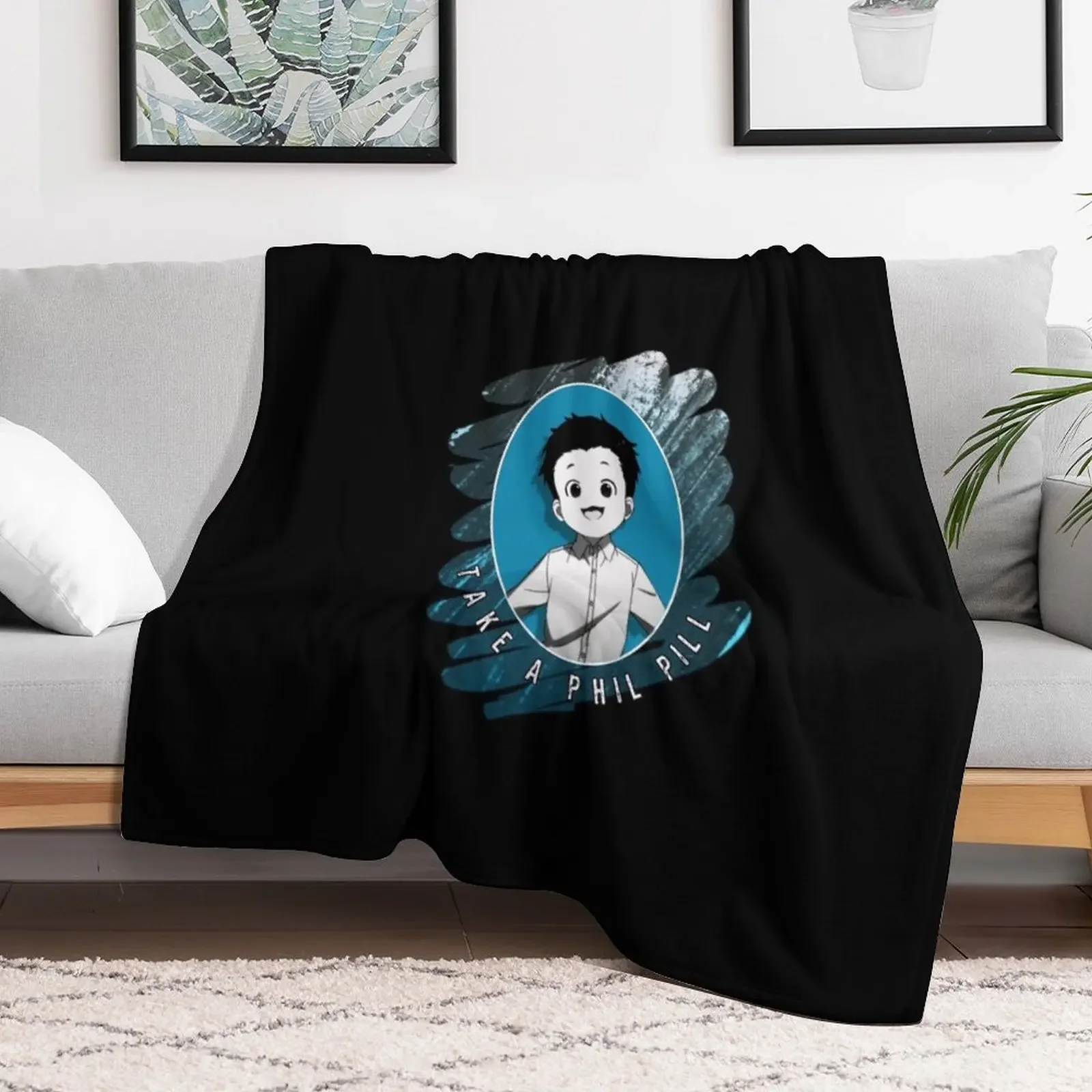 The Promised Neverland Phil Throw Blanket Luxury St Luxury Designer Blankets