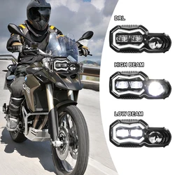 E-mark Approved Headlights for BMW F650GS F700GS F800GS ADV F800R Motorcycle Lights LED Headlights Assembly BMW Led Fog lights