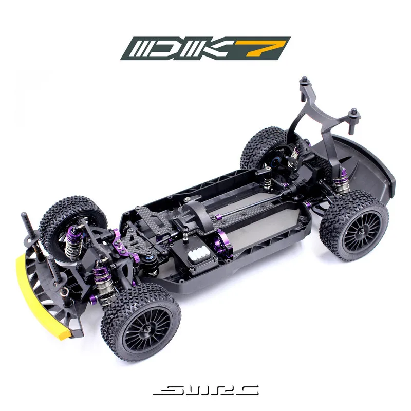 SNRC DK7 1/10 scale shaft-driven remote-controlled electric four-wheel drive rally car off-road vehicle RC model car