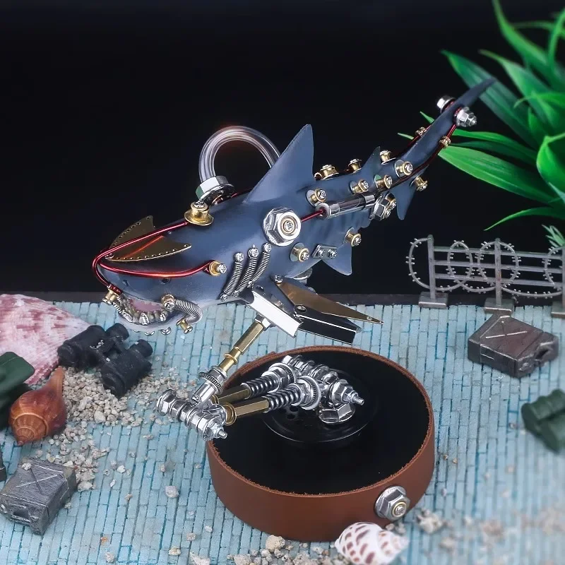 

Shark 3D three-dimensional metal assembly building blocks puzzle mechanical assembly model decoration boyfriend birthday gift