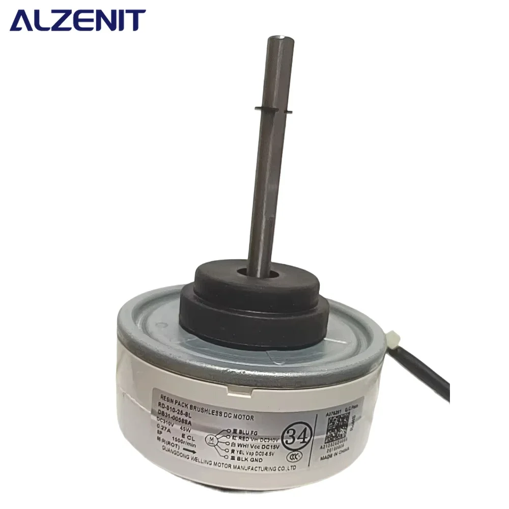

New For Samsung Air Conditioner DC Fan Motor RD-310-25-8L DC310V 45W 1500r/min DB31-00588A Conditioning Parts